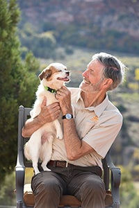 This underbite delight, Stanley, ended up getting adopted by Gregory Castle (CEO of Best Friends Animal Society)