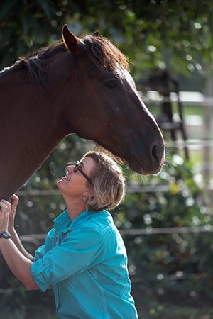 After only a few weeks at the Sanctuary, Tony started to come around