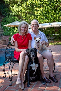 Susan and Peter Mallory with Frank and Faye