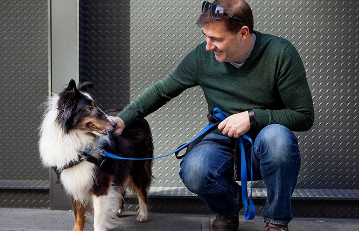 Laddie the dog was the perfect match for Bill Baker