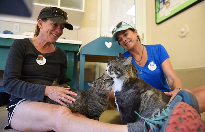 Volunteering together at Best Friends turned out to be just what the doctor ordered for this pair of lifelong friends