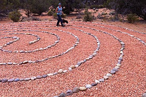 Walking the labyrinth