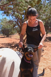 Rosalie looks past the stereotypes surrounding Marias the Rottweiler 