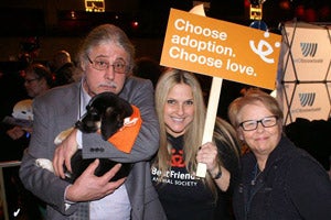 Ron Kuby, Jamie Lynn Rubin and Tammy Heeber celebrate