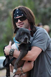 Richard and Mel the Vicktory dog at the Kanab Strut Your Mutt