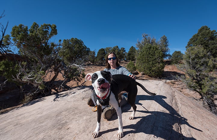 Nothing's more fun than a hike with Jessie