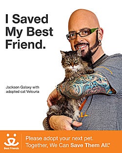 Jackson Galaxy "I Saved My Best Friends" campaign