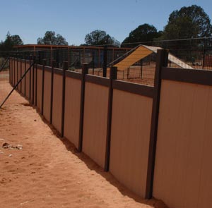 A visual barrier is a solid wall that prevents dogs from seeing what’s on the other side